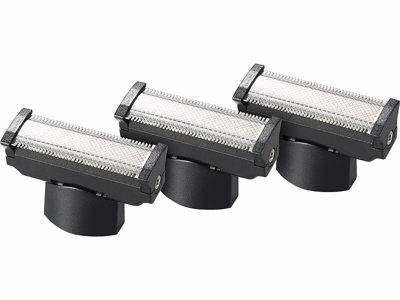 ; Akku-Bartschneider mit Laser-Guides, Akku-Nass- & Trockenrasierer mit 3D-Scherköpfen 